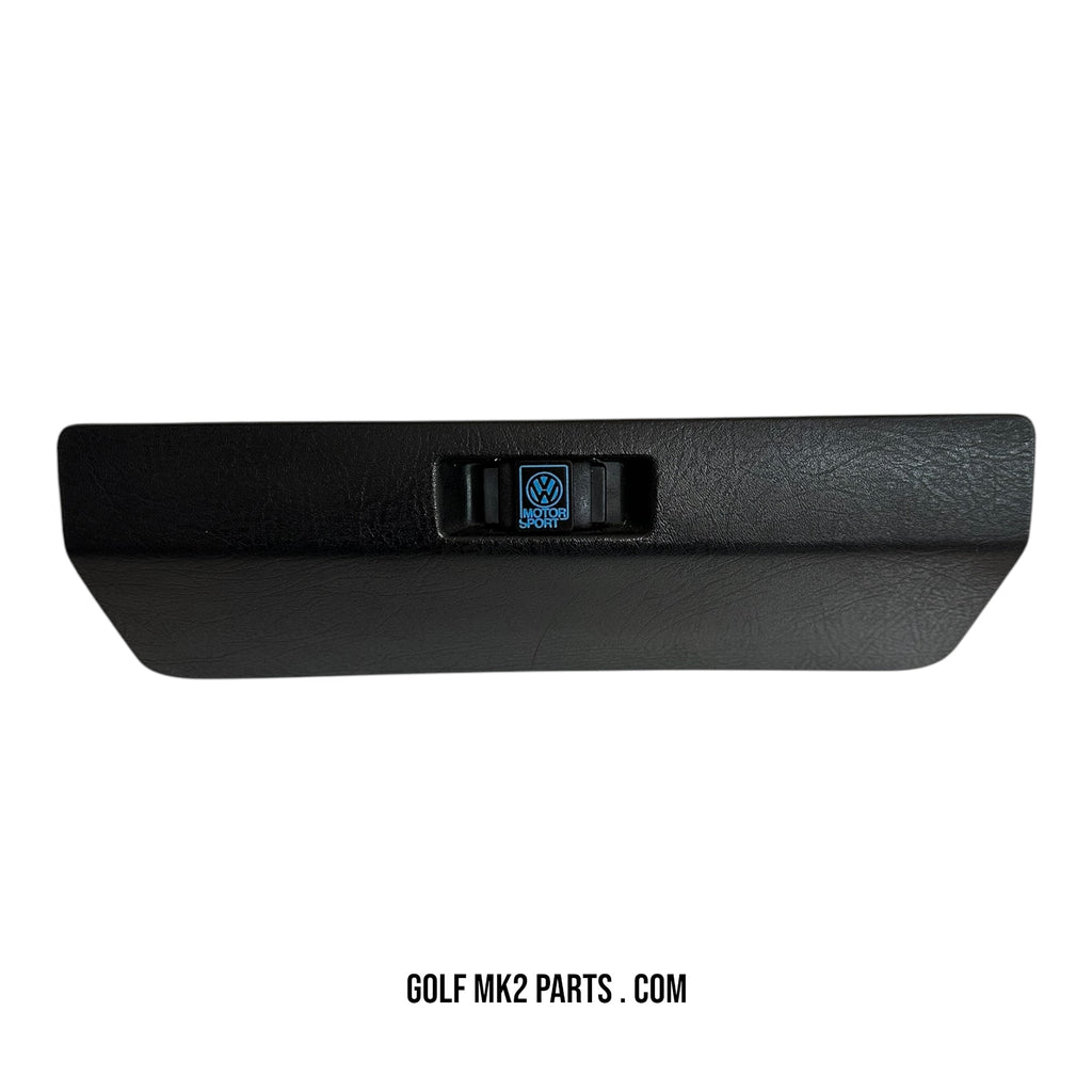 VW Motorsport glove box logo