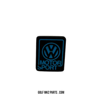 VW Motorsport glove box logo