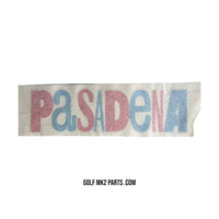 Pasadena sticker decal set Red "P"